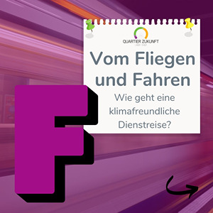 KAT Quartier Zukunft-Alphabet, Buchstabe F wie Fliegen und Fahren