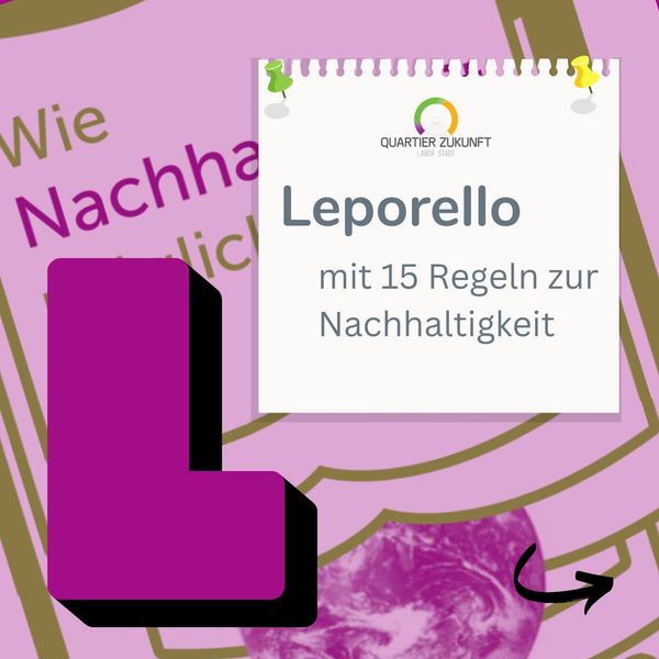 KAT Quartier Zukunft Alphabet, Buchstabe L wie Leporello