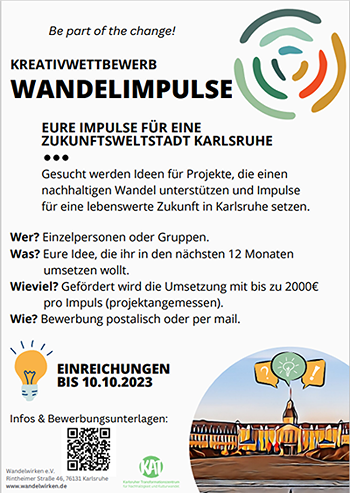 Poster Wandelimpulse Kreativwettbewerb