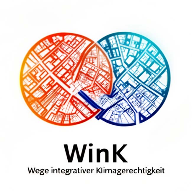 Logo vom Projekt WinK, Wege integrativer Klimagerechtigkeit