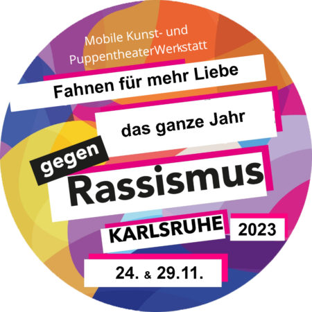 „Fahnen für mehr Liebe und Vielfalt“  – kreativer Begegnungsworkshop & Treffen Kiezblocks Karlsruhe